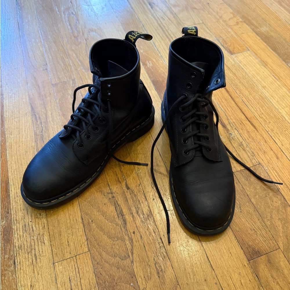 Dr. Martens Black Leather Boots
